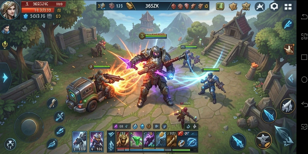 Tampilan gameplay menegangkan di 365ZK dengan strategi SLG yang mendalam.