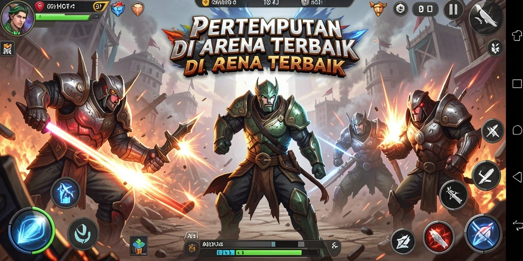 Tampilan gameplay seru di arena Battle Royale 62HOT.