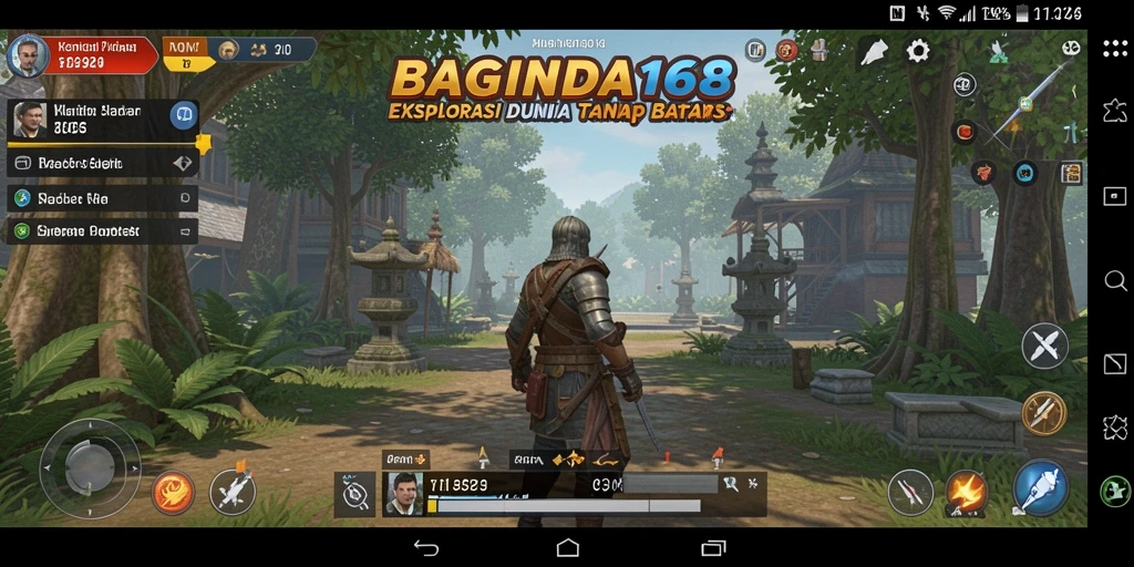 Tangkapan layar gameplay BAGINDA168 yang menunjukkan petualangan seru di dunia terbuka.