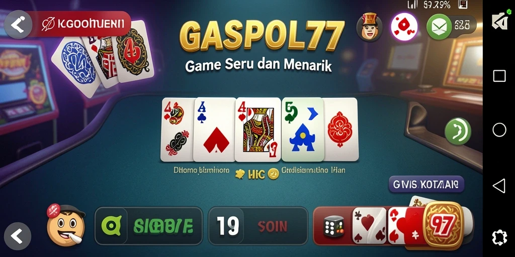 Tampilan gameplay GASPOL77 yang menarik dan penuh aksi.