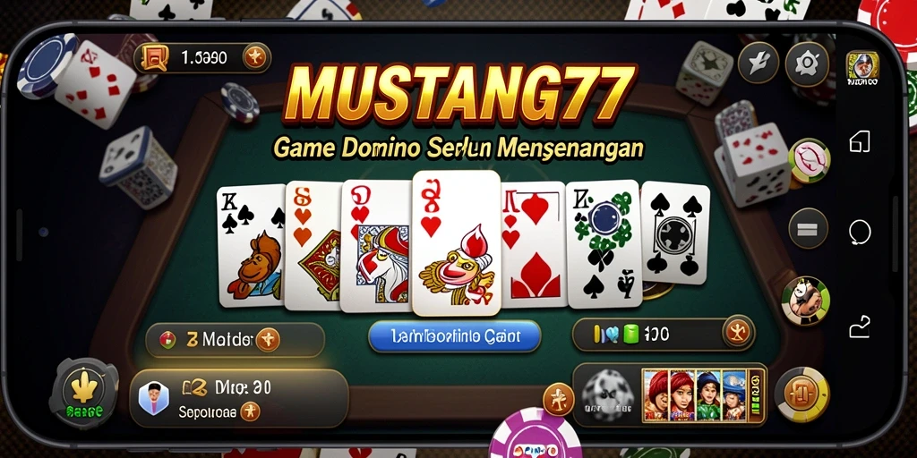 Tampilan gameplay seru di MUSTANG77 dengan pengalaman Domino yang mendalam.