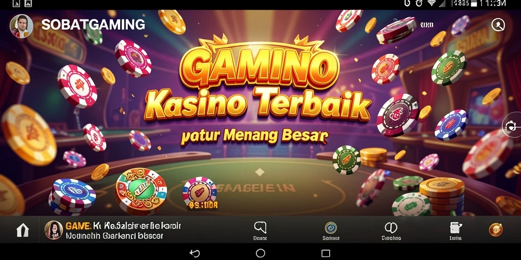 Screenshot utama SOBATGAMING menampilkan gameplay yang mendebarkan di kasino.